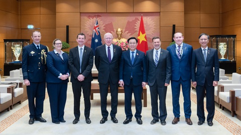 Lãnh đạo Đảng, Chính phủ và Quốc hội tiếp Toàn quyền Úc David Hurley - Ảnh 4. Lãnh đạo Đảng, Chính phủ và Quốc hội tiếp Toàn quyền Úc David Hurley - Ảnh 4.