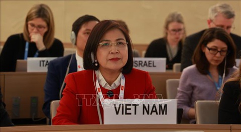 Hội đồng Nhân quyền Liên Hiệp Quốc thông qua nghị quyết do Việt Nam tham gia đề xuất - Ảnh 1. Hội đồng Nhân quyền Liên Hiệp Quốc thông qua nghị quyết do Việt Nam tham gia đề xuất - Ảnh 1.