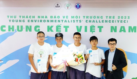 Học sinh Việt Nam giành giải nhất cuộc thi bảo vệ môi trường quốc tế - Ảnh 1. Học sinh Việt Nam giành giải nhất cuộc thi bảo vệ môi trường quốc tế - Ảnh 1.