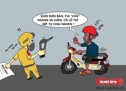 Cảnh sát giao thông bó tay với bợm nhậu có nồng độ liều - Ảnh 1. Cảnh sát giao thông bó tay với bợm nhậu có nồng độ liều - Ảnh 1.
