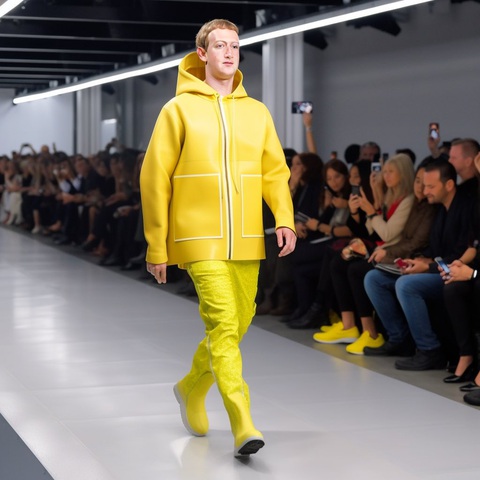 Mark Zuckerberg lên đồ catwalk, đốt cháy sàn runway - Ảnh 4. Mark Zuckerberg lên đồ catwalk, đốt cháy sàn runway - Ảnh 4.