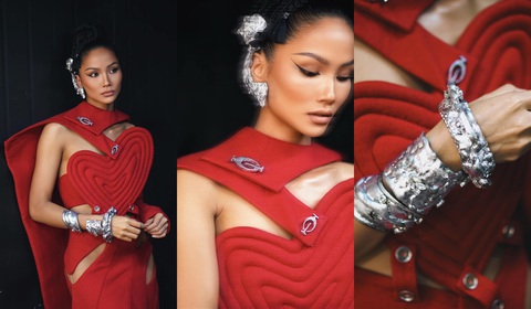 HHen Niê trình diễn bộ sưu tập được Vogue khen ngợi - Ảnh 2. HHen Niê trình diễn bộ sưu tập được Vogue khen ngợi - Ảnh 2.