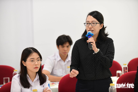 Chị Châu Minh Hiền - cán bộ Sở Nội vụ TP.HCM - Ảnh: QUANG ĐỊNH Chị Châu Minh Hiền - cán bộ Sở Nội vụ TP.HCM - Ảnh: QUANG ĐỊNH