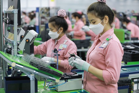 Số người phải nghỉ việc, giãn việc trong khu vực doanh nghiệp FDI rất lớn - Ảnh: QUANG PHÚC Số người phải nghỉ việc, giãn việc trong khu vực doanh nghiệp FDI rất lớn - Ảnh: QUANG PHÚC
