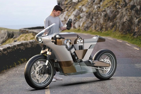 Café Racer đúng nghĩa đen: Xe máy có thể pha cà phê - Ảnh 1. Café Racer đúng nghĩa đen: Xe máy có thể pha cà phê - Ảnh 1.