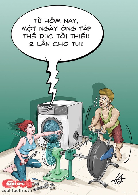 Tập gym mùa nóng kiểu... - Ảnh 1. Tập gym mùa nóng kiểu... - Ảnh 1.