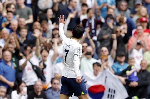 Son Heung Min ghi bàn thứ 100 ở Premier League - Ảnh 2. Son Heung Min ghi bàn thứ 100 ở Premier League - Ảnh 2.