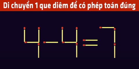 Di chuyển 2 que diêm để biến phép tính 0+1= 9 thành đúng - Ảnh 5. Di chuyển 2 que diêm để biến phép tính 0+1= 9 thành đúng - Ảnh 5.
