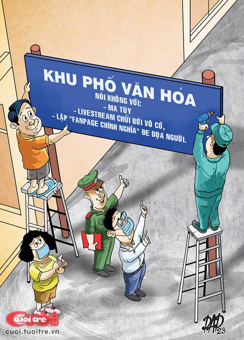 Khu phố văn hóa, nói không với các loại rác - Ảnh 1. Khu phố văn hóa, nói không với các loại rác - Ảnh 1.