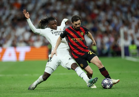 Real Madrid hòa Man City 1-1 ở bán kết lượt đi Champions League - Ảnh 1. Real Madrid hòa Man City 1-1 ở bán kết lượt đi Champions League - Ảnh 1.