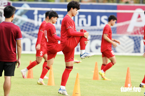 U22 Việt Nam sẵn sàng giành chiến thắng trước Thái Lan - Ảnh 8. U22 Việt Nam sẵn sàng giành chiến thắng trước Thái Lan - Ảnh 8.