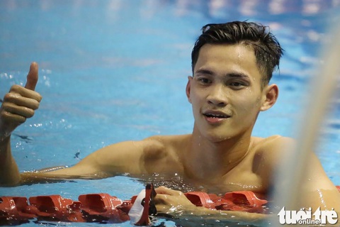 Kình ngư Phạm Thanh Bảo từng gây ấn tượng tại SEA Games 32 - Ảnh: ĐỨC KHUÊ Kình ngư Phạm Thanh Bảo từng gây ấn tượng tại SEA Games 32 - Ảnh: ĐỨC KHUÊ