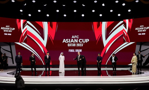 Đang bốc thăm chia bảng Asian Cup 2023 - Ảnh 3. Quang cảnh lễ bốc thăm AFC Asian Cup 2023 - Ảnh: REUTERS