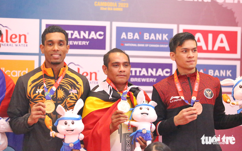Vận động viên Đông Timor mơ huy chương SEA Games để… lấy vợ - Ảnh 1. Vận động viên Đông Timor mơ huy chương SEA Games để… lấy vợ - Ảnh 1.