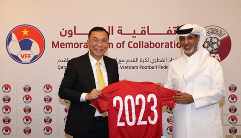 Bóng đá Việt Nam hợp tác với Qatar - Ảnh 1. Bóng đá Việt Nam hợp tác với Qatar - Ảnh 1.