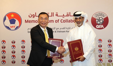 Bóng đá Việt Nam hợp tác với Qatar - Ảnh 2. Bóng đá Việt Nam hợp tác với Qatar - Ảnh 2.