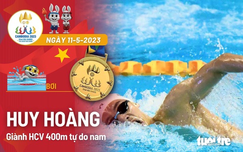 SEA Games ngày 11-5: Huy Hoàng đoạt HCV 400m bơi tự do - Ảnh 3. Đồ họa: AN BÌNH