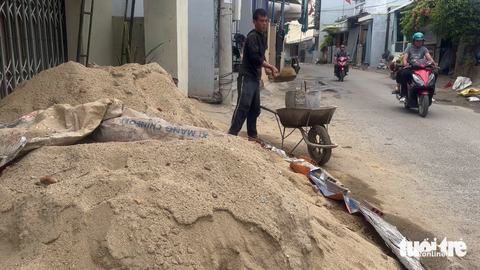 Giá cát đảo Lý Sơn cao đến 700.000 đồng/m3 - Ảnh 2. Giá cát đảo Lý Sơn cao đến 700.000 đồng/m3 - Ảnh 2.