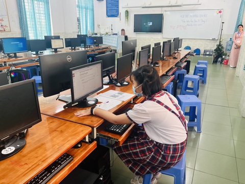 42 học sinh tiểu học tranh tài tại vòng chung kết tài năng tin học TP.HCM - Ảnh 2. 42 học sinh tiểu học tranh tài tại vòng chung kết tài năng tin học TP.HCM - Ảnh 2.