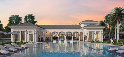 Park Village đáp ứng gu chọn bất động sản của giới thượng lưu - Ảnh 2. Clubhouse Park Village là điểm nhấn kiến trúc nổi bật mang cảm hứng châu Âu
