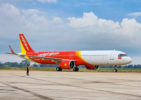 Vietjet đón 3 tàu bay mới A321 Neo ACF từ Airbus - Ảnh 1. Đội tàu bay A321 Neo ACF thế hệ mới gia nhập đội tàu hiện đại của Vietjet