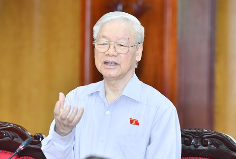 Tổng bí thư: Cán bộ nếu đã vi phạm, thấy tay nhúng chàm rồi tốt nhất xin thôi - Ảnh 1. Tổng bí thư: Cán bộ nếu đã vi phạm, thấy tay nhúng chàm rồi tốt nhất xin thôi - Ảnh 1.