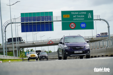 Cao tốc Trung Lương - Mỹ Thuận chưa phù hợp để nâng tốc độ lên 90km/h? - Ảnh 1. Cao tốc Trung Lương - Mỹ Thuận chưa phù hợp để nâng tốc độ lên 90km/h? - Ảnh 1.