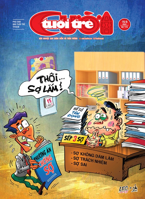 Tuổi Trẻ Cười số 15-5-2023: Chân dung ông sếp 3 sợ - Ảnh 1. Tuổi Trẻ Cười số 15-5-2023: Chân dung ông sếp 3 sợ - Ảnh 1.