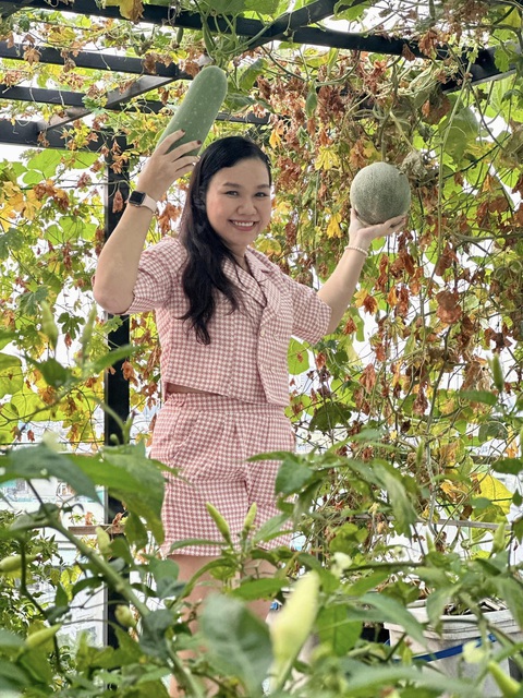 Vườn nhà là nơi rất yêu thích của Xuân Hiếu - Ảnh FBNV Vườn nhà là nơi rất yêu thích của Xuân Hiếu - Ảnh FBNV
