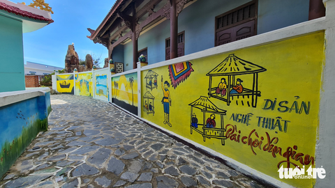Làng chài cổ Nhơn Lý lung linh với tranh bích họa - Ảnh 7. Làng chài cổ Nhơn Lý lung linh với tranh bích họa - Ảnh 7.