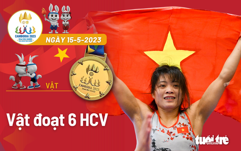 SEA Games ngày 15-5: Vật và judo giành 10 HCV liên tiếp - Ảnh 1. Đồ họa: AN BÌNH