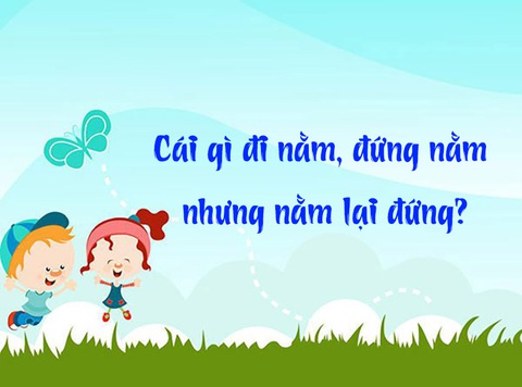 Đố vui: Cái gì đi thì nằm nhưng nằm lại đứng? - Ảnh 1. Đố vui: Cái gì đi thì nằm nhưng nằm lại đứng? - Ảnh 1.