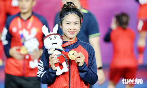 Tiền vệ Thanh Nhã: Chúng tôi sẽ tích lũy kinh nghiệm để thi đấu World Cup 2023 - Ảnh 3. Tiền vệ Thanh Nhã: Chúng tôi sẽ tích lũy kinh nghiệm để thi đấu World Cup 2023 - Ảnh 3.