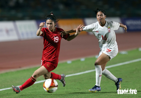 SEA Games 32: Tuổi 22 rực rỡ của tiền vệ Thanh Nhã - Ảnh 1. SEA Games 32: Tuổi 22 rực rỡ của tiền vệ Thanh Nhã - Ảnh 1.