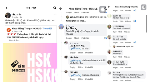 Đăng ký thi chứng chỉ tiếng Trung cũng phải qua cò - Ảnh 3. Đăng ký thi chứng chỉ tiếng Trung cũng phải qua cò - Ảnh 3.