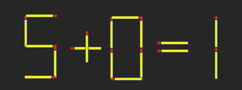 Di chuyển 2 que diêm để 8+1=5 thành phép tính đúng - Ảnh 4. Di chuyển 2 que diêm để 8+1=5 thành phép tính đúng - Ảnh 4.