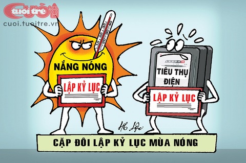 Cặp đôi lập kỷ lục mùa nắng nóng - Ảnh 1. Cặp đôi lập kỷ lục mùa nắng nóng - Ảnh 1.
