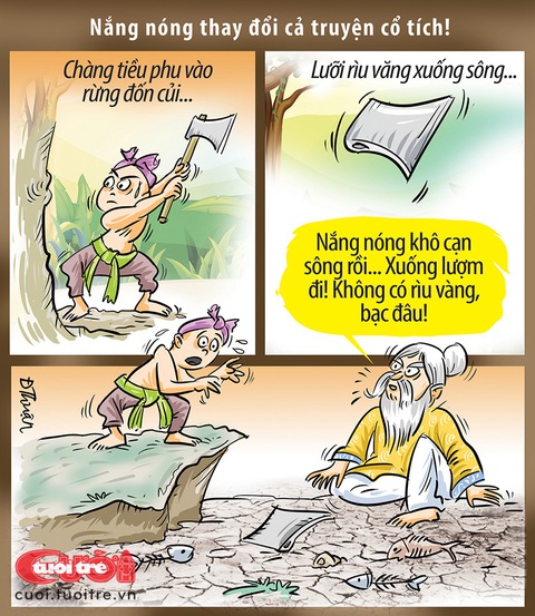 Nắng nóng thay đổi cả truyện cổ tích - Ảnh 1. Nắng nóng thay đổi cả truyện cổ tích - Ảnh 1.