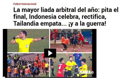 Báo Marca chê trách trọng tài trận U22 Indonesia với Thái Lan - Ảnh 2. Báo Marca chê trách trọng tài trận U22 Indonesia với Thái Lan - Ảnh 2.