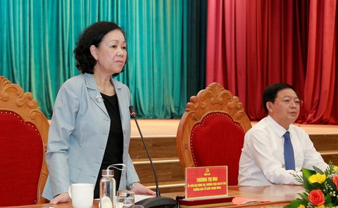 Bà Trương Thị Mai: Bình Định cần quan tâm, chú ý đến cán bộ trẻ - Ảnh 1. Bà Trương Thị Mai: Bình Định cần quan tâm, chú ý đến cán bộ trẻ - Ảnh 1.