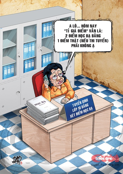 Làm đẹp học bạ: Xạo với nhân gian một điểm mười - Ảnh 1. Làm đẹp học bạ: Xạo với nhân gian một điểm mười - Ảnh 1.
