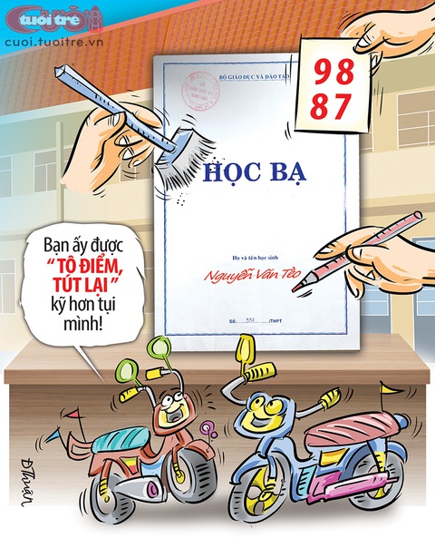 Làm đẹp học bạ: Xạo với nhân gian một điểm mười - Ảnh 3. Làm đẹp học bạ: Xạo với nhân gian một điểm mười - Ảnh 3.