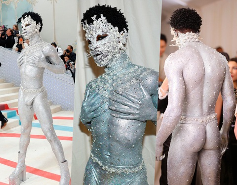 Met Gala 2023: Jared Leto, Doja Cat... hóa mèo trên thảm đỏ - Ảnh 9. Met Gala 2023: Jared Leto, Doja Cat... hóa mèo trên thảm đỏ - Ảnh 9.