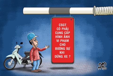 Đang chạy xe, cảnh sát giao thông ngoắt vô, tôi có quyền coi hình ảnh vi phạm của mình? - Ảnh 1. Đang chạy xe, cảnh sát giao thông ngoắt vô, tôi có quyền coi hình ảnh vi phạm của mình? - Ảnh 1.