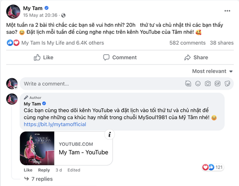 Mỹ Tâm khiến fan vui mừng với lịch ra mắt ca khúc liên tục vào mỗi tuần - Ảnh 1. Mỹ Tâm khiến fan vui mừng với lịch ra mắt ca khúc liên tục vào mỗi tuần - Ảnh 1.