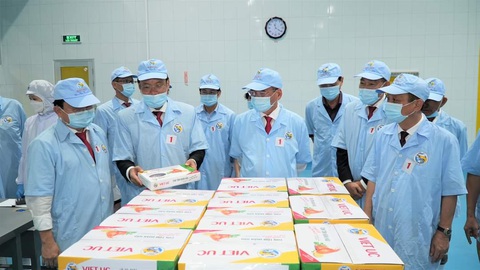 Bạc Liêu khánh thành nhà máy chế biến tôm thương phẩm chất lượng cao - Ảnh 1. Bạc Liêu khánh thành nhà máy chế biến tôm thương phẩm chất lượng cao - Ảnh 1.