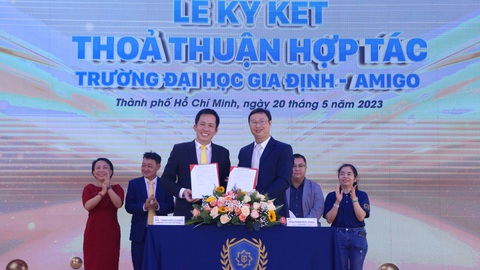 Sinh viên được phỏng vấn trực tiếp tại Ngày hội việc làm GDU 2023 - Ảnh 8. Trường Đại học Gia Định ký kết hợp tác với hơn 10 doanh nghiệp tại Ngày hội việc làm GDU 2023 - Ảnh: MỸ NGỌC