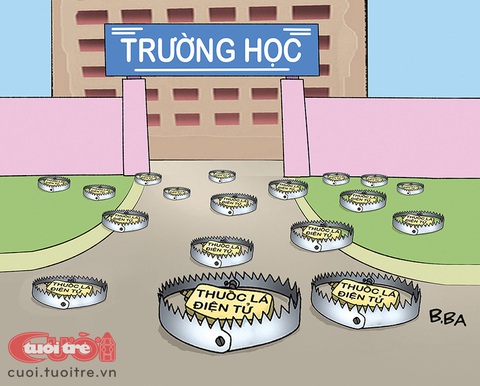Thuốc lá điện tử bắt cóc thế hệ trẻ - Ảnh 1. Thuốc lá điện tử bắt cóc thế hệ trẻ - Ảnh 1.