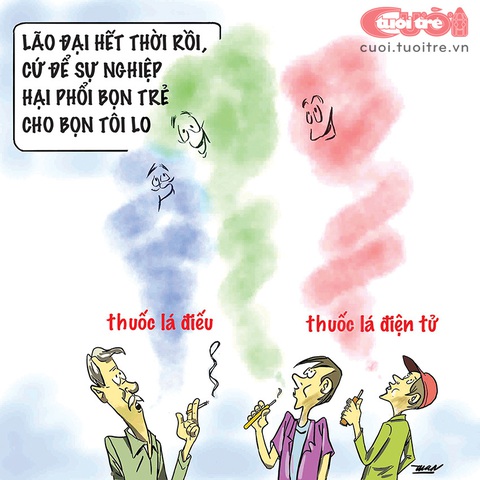 Thuốc lá điện tử bắt cóc thế hệ trẻ - Ảnh 2. Thuốc lá điện tử bắt cóc thế hệ trẻ - Ảnh 2.