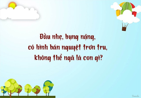 Đố vui: Con gì không mắt, không tai nhưng có đầu? - Ảnh 4. Đố vui: Con gì không mắt, không tai nhưng có đầu? - Ảnh 4.